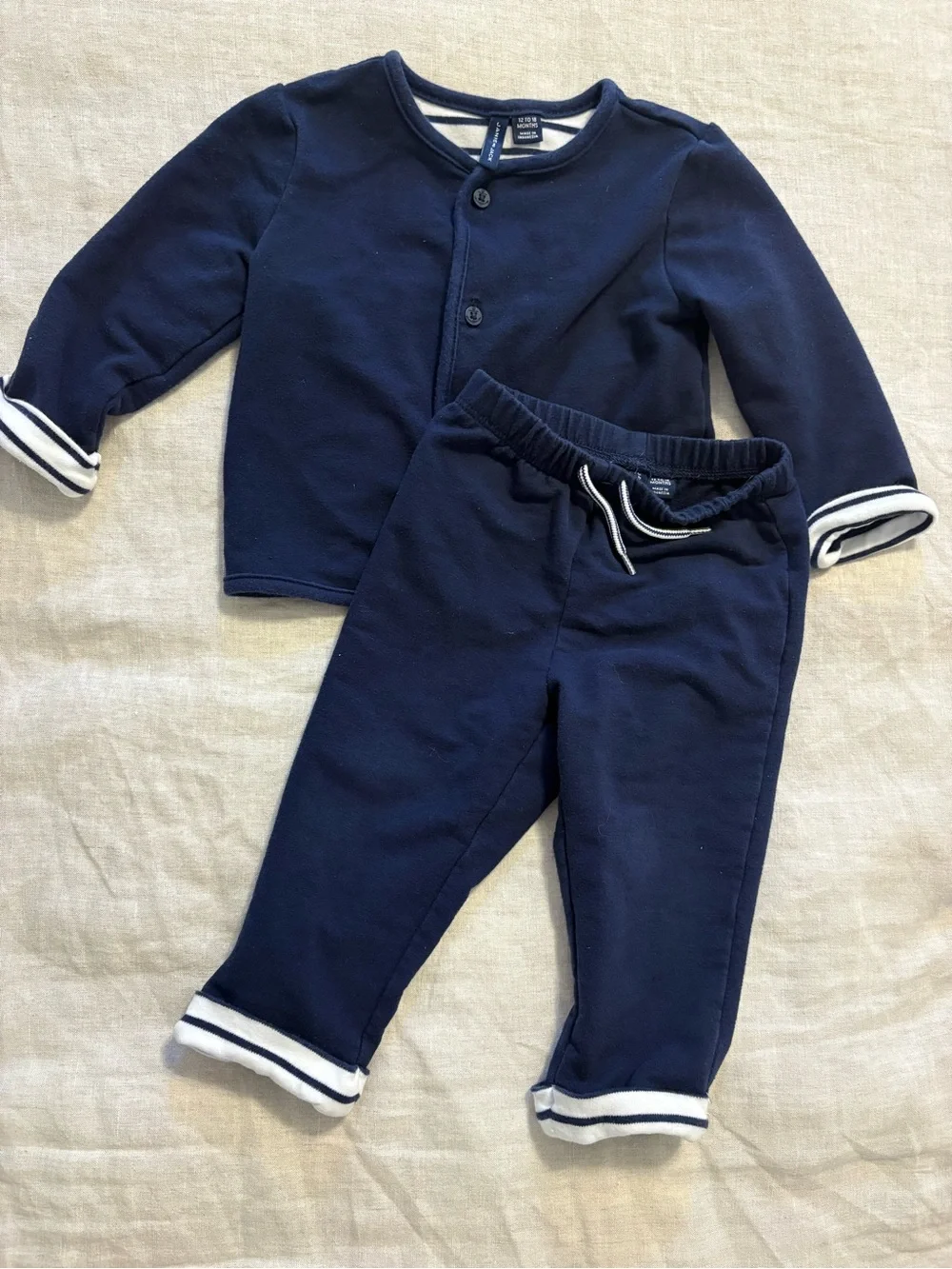 Janie and Jack Sweat Set 12-18M
